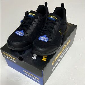 Women's Goodyear by Skechers Rogue Slip Resistant Shoes – Black – 7, 7.5, 9